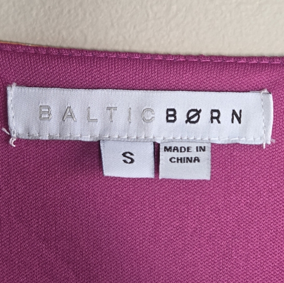 Baltic Born Boho Colorful Floral Newark Long Sleeve V-neck Mini Dress Size Small - Picture 5 of 9